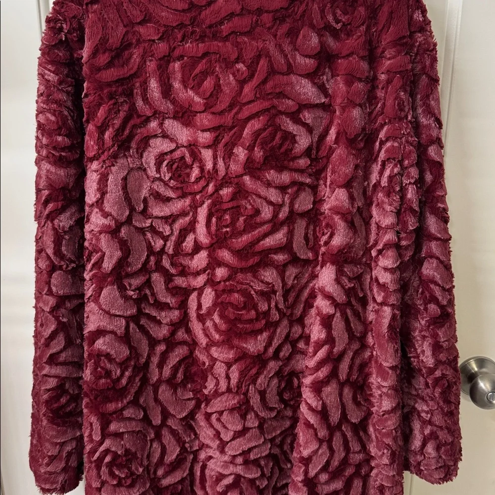 Johnny Was faux fur coat - Picture 6 of 7